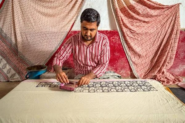 बाग प्रिंट शिल्प के पेरिस चयन से जुड़ा विज्ञप्ति चित्र